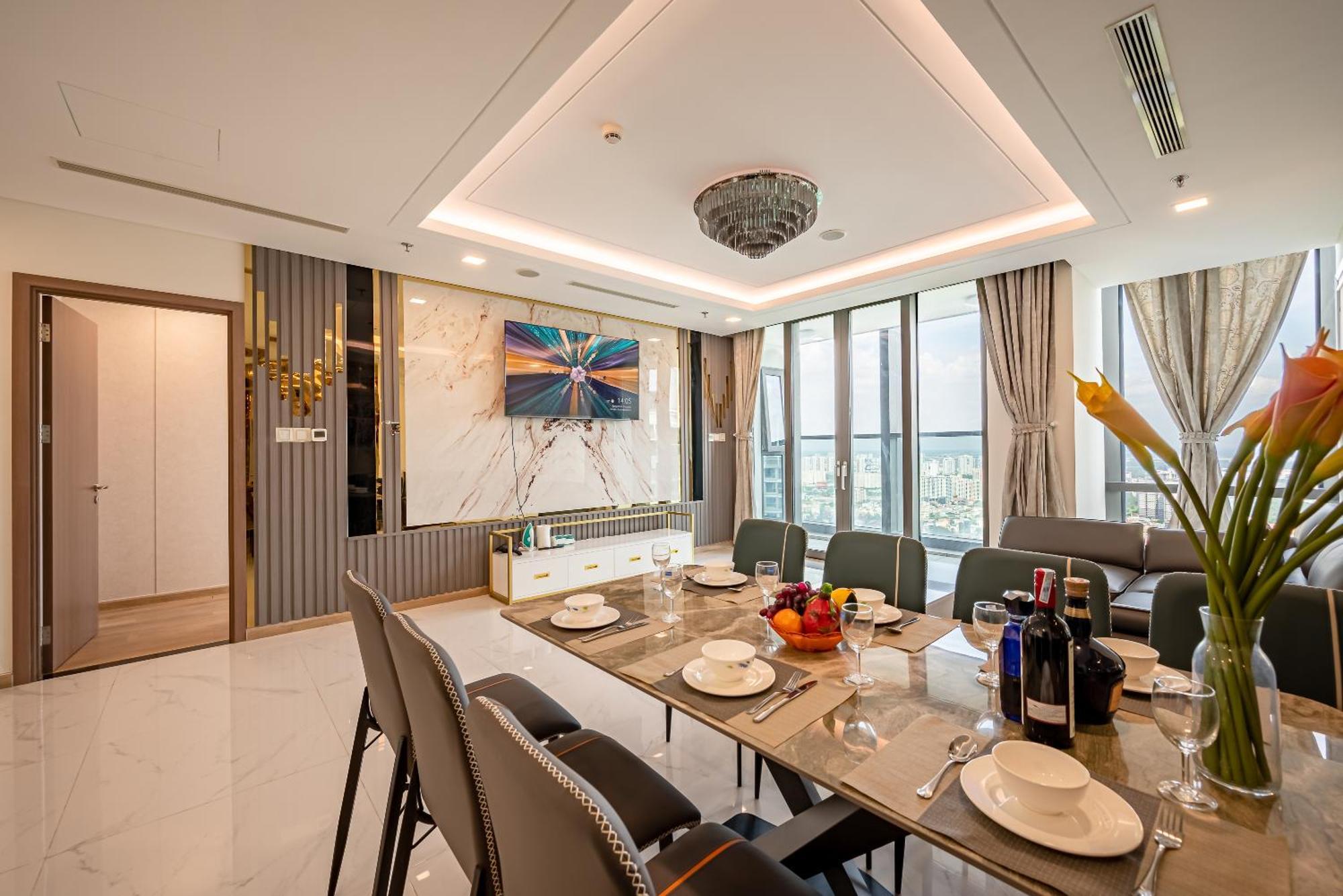 הו צ'י מין סיטי Landmark 81 Vinhomes Central Park Luxury Apartment מראה חיצוני תמונה